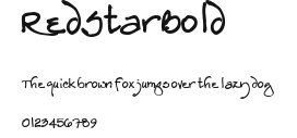 RedStarBold Preview