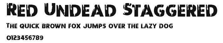 Red Undead Staggered Preview