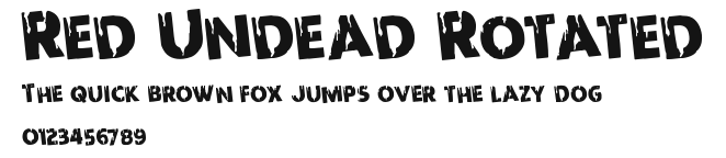 Red Undead Rotated Preview