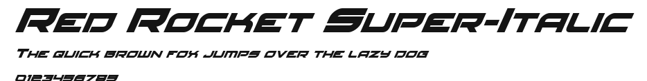 Red Rocket Super-Italic Preview