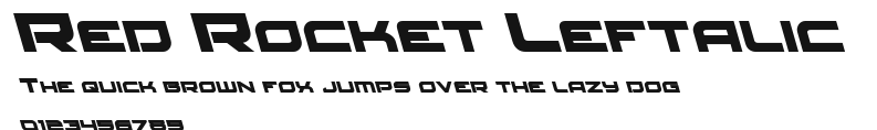 Red Rocket Leftalic Preview