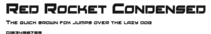 Red Rocket Condensed Preview