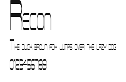 Recon Preview