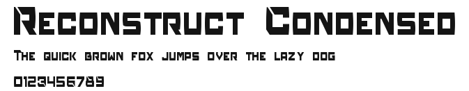 Reconstruct Condensed Preview