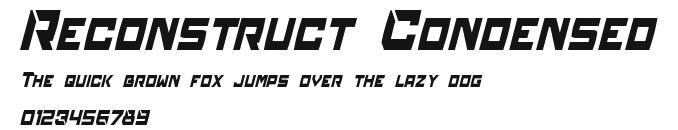Reconstruct Condensed Preview