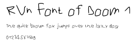 RVn Font of Doom 1 Preview