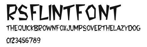 RSFlintFont Preview