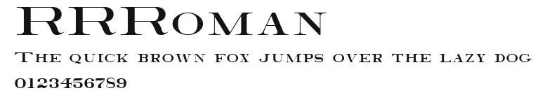 RRRoman Preview