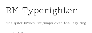 RM Typerighter Preview
