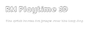 RM Playtime 3D Preview