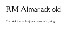 RM Almanack old Preview