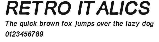 RETRO ITALICS Preview