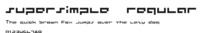 supersimple regular Preview
