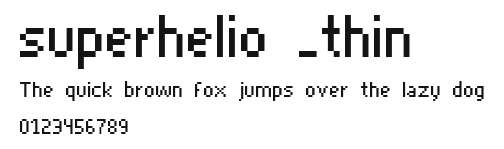 superhelio _thin Preview