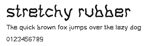 stretchy rubber Preview