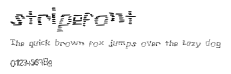 stripefont Preview