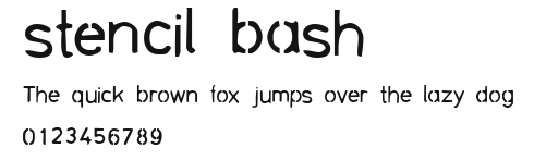 stencil bash Preview