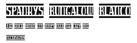 spankys bungalow blanco Preview