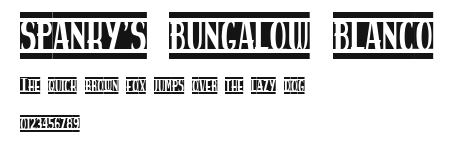 spanky's bungalow blanco Preview