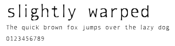 slightly warped Preview
