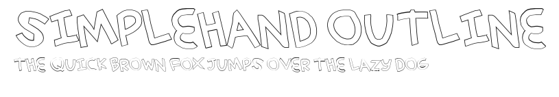 simplehand outline Preview