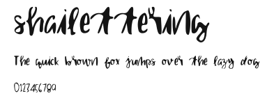 shailettering Preview