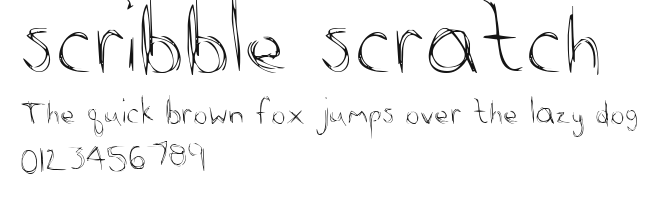 scribble scratch Preview