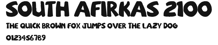 sOuTh Afirkas 2100 Preview