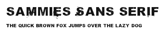 saMmiEs Sans serIf Preview