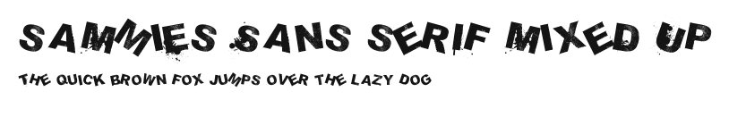 saMmiEs Sans serIf MixeD Up Preview