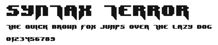 Syntax Terror Preview
