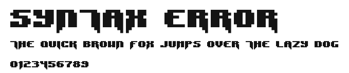 Syntax Error Preview