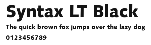 Syntax LT Black Preview