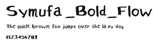 Symufa_Bold_Flow Preview