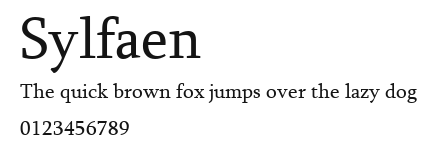 Sylfaen Preview