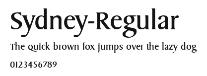 Sydney-Regular Preview