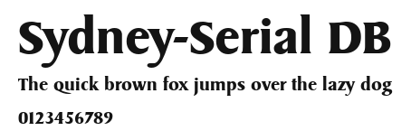 Sydney-Serial DB Preview
