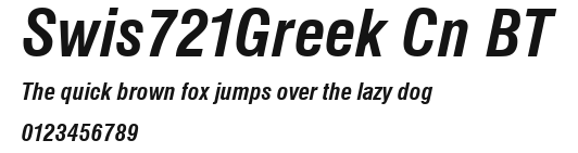 Swis721Greek Cn BT Preview
