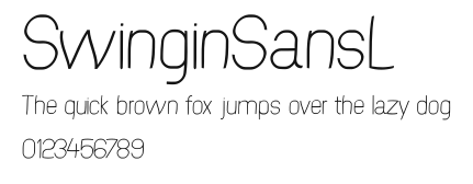 SwinginSansL Preview