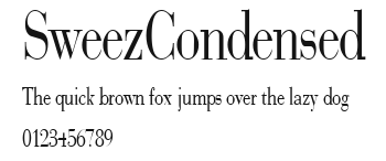 SweezCondensed Preview