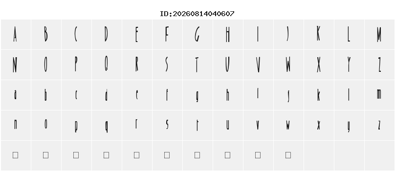 Character Map