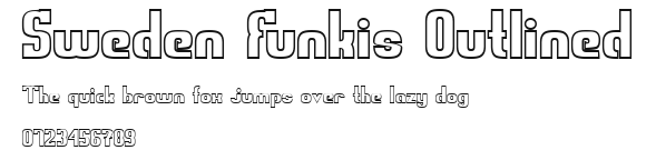 Sweden Funkis Outlined Preview