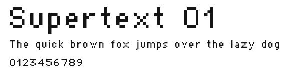 Supertext 01 Preview