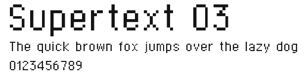 Supertext 03 Preview