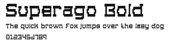 Superago Bold Preview