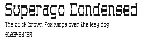 Superago Condensed Preview