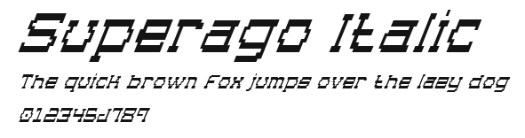 Superago Italic Preview