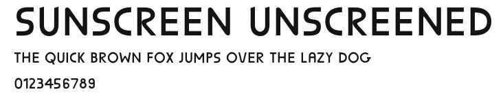 Sunscreen Unscreened Preview