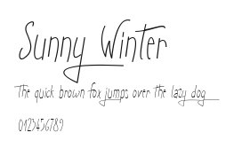 Sunny Winter Preview