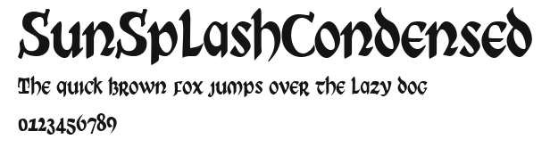 SunSplashCondensed Preview